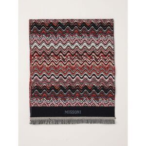 Missoni Men Multicolour Abstract Pattern Pure Virgin Wool Scarf Missoni